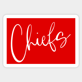 Chiefs Elegant Typography Sticker